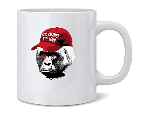 Poster Foundry Make Harambe Alive Again Funny Meme Ceramic Coffee Mug Tea Cup Fun Novelty Gift 12 oz