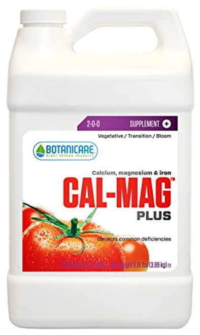 Botanicare HGC732115 Cal-Mag Plus, A Calcium, Magnesium, And Iron Plant Supplement, Corrects Common Plant Deficiencies, Add To Water Or Use As A Spray