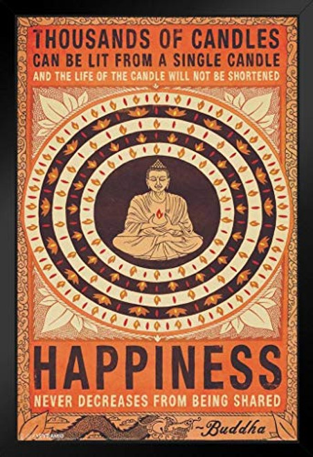 Pyramid America Thousands of Candles Buddha Happiness Quote Motivational Art Print Stand or Hang Wood Frame Display Poster Print 9x13 Pyramid America Thousands of Candles Buddha Happiness Quote Motivational Art Print Stand or Hang Wood Frame Display Poster Print 9x13