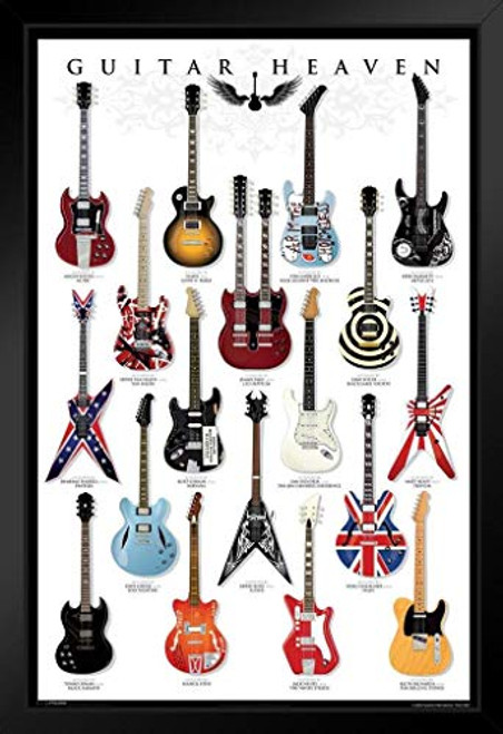 Pyramid America Guitar Heaven Famous Classic Electric Collection Rock Star Music Art Print Stand or Hang Wood Frame Display Poster Print 9x13 Pyramid America Guitar Heaven Famous Classic Electric Collection Rock Star Music Art Print Stand or Hang Wood Frame Display Poster Print 9x13