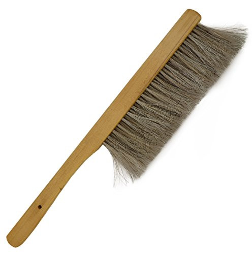 16" Beekeeping Bee Brush with Wooden Handle Horse Bristle Tool Bee Brush,Beekeeper Equipment Tool