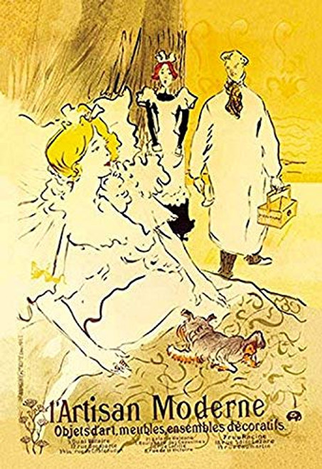 Buyenlarge 0-587-00031-7-P1827 L' Artisan Moderne Paper Poster, 18" x 27"
