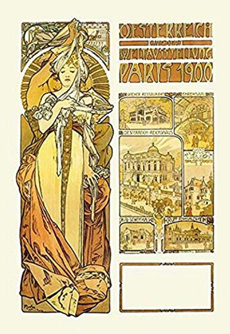 Buyenlarge 0-587-00109-7-G1624 Austria: 1900" Fine Art Giclee Print, 16" x 24"