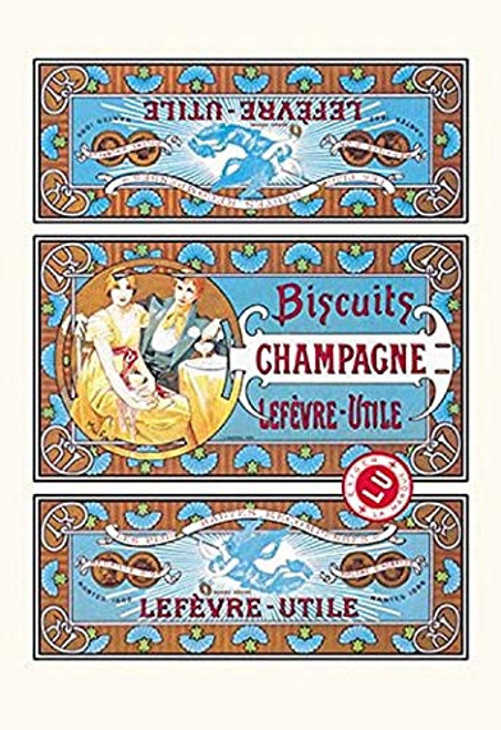 Buyenlarge 0-587-00113-5-G1624 Biscuits Champagne Fine Art Giclee Print, 16" x 24"