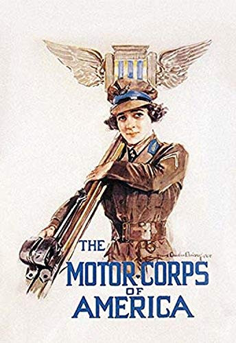 Buyenlarge 0-587-00159-3-P1827 The Motor-Corps of America Paper Poster, 18" x 27"