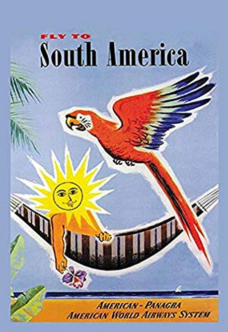 Buyenlarge 0-587-00250-6-G1624 Fly to South America Fine Art Giclee Print, 16" x 24"