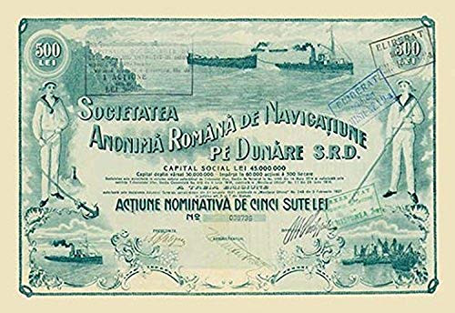 Buyenlarge 0-587-00321-9-P1218 Societatea Anonima Romana de Navigatiune Paper Poster, 12" x 18"