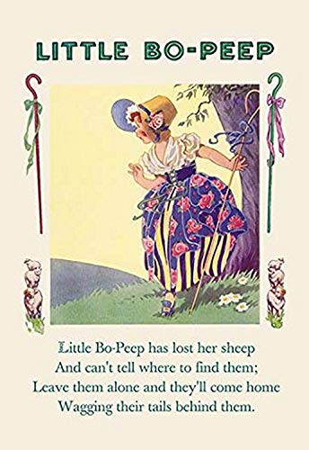 Buyenlarge 0-587-00383-9-P1218 Little Bo-Peep Paper Poster, 12" x 18"