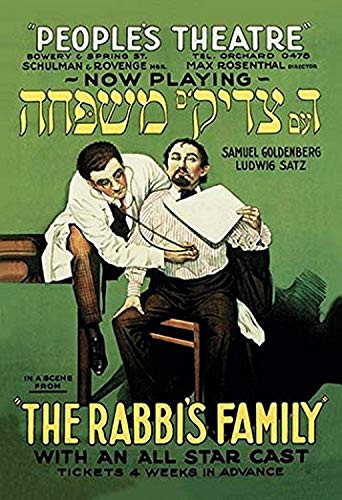 Buyenlarge 0-587-00510-6-P1218 The Rabbi's Family (Edition 9840)" Paper Poster, 12" x 18"