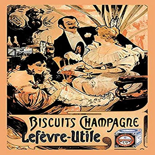 Buyenlarge 0-587-00577-7-G812 Biscuits Champagne Fine Art Giclee Print, 8" x 12"