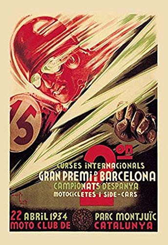 Buyenlarge 0-587-00622-6-P1827 2nd International Barcelona Grand Prix Paper Poster, 18" x 27"