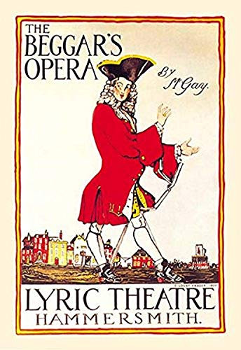 Buyenlarge The Beggar's Opera at The Lyric Theatre - 16" X 24" Fine Art Giclee Print