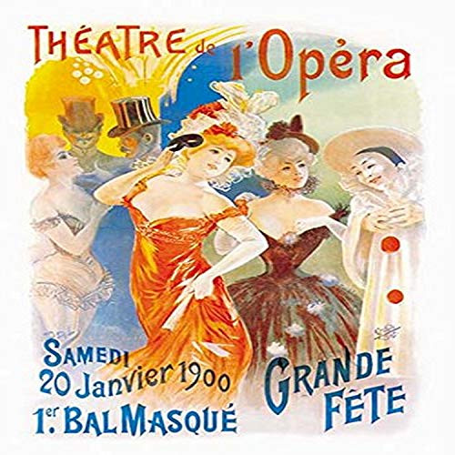 Buyenlarge 0-587-00707-9-G1827 'Theatre de l'Opera' Giclee Fine Art Print, 18" x 27" Buyenlarge 0-587-00707-9-G1827 'Theatre de l'Opera' Giclee Fine Art Print, 18" x 27"