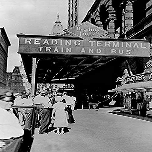 Buyenlarge 0-587-00741-9-G1827 'Reading Terminal Train & Bus, Philadelphia, PA' Giclee Fine Art Print, 18" x 27"