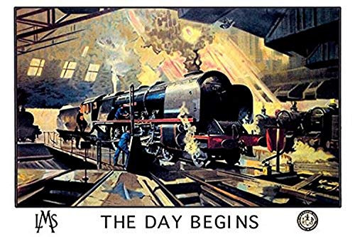 Buyenlarge 0-587-00966-7-P1827 The Day Begins-L.M.S. Paper Poster, 18" x 27"