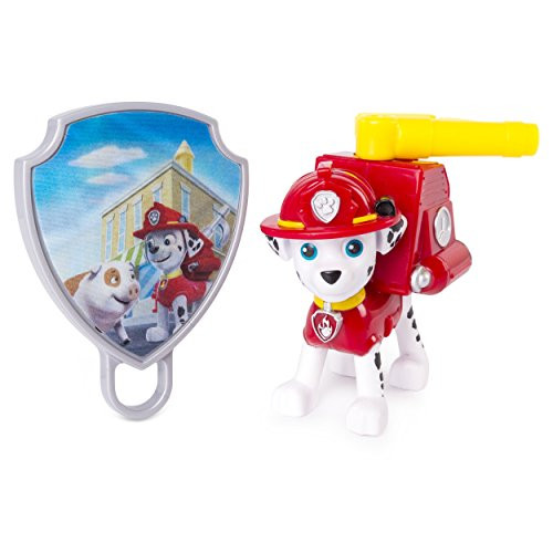 SpinMaster PAW Patrol - Action Pack Marshall with Extendable Hook and Collectible Pup Badge