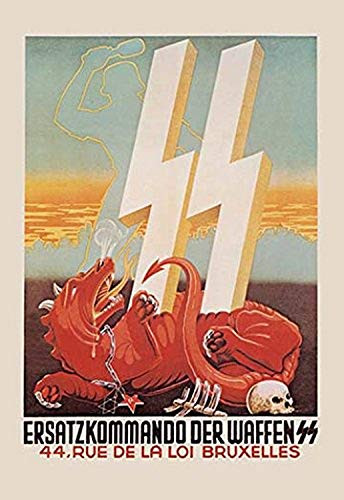 Buyenlarge 0-587-01043-6-P1218 Waffen SS Recruitment Paper Poster, 12" x 18"