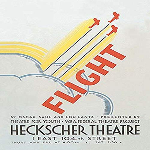 Buyenlarge 0-587-01064-9-G1827 'Flight at The Heckscher Theatre' Giclee Fine Art Print, 18" x 27"