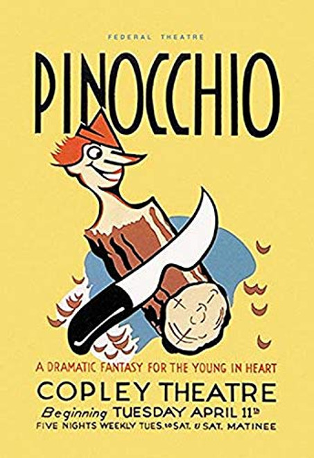 Buyenlarge 0-587-01070-3-G1624 Federal Theatre Presents Pinocchio at The Copley Theatre Fine Art Giclee Print, 16" x 24" Buyenlarge 0-587-01070-3-G1624 Federal Theatre Presents Pinocchio at The Copley Theatre Fine Art Giclee Print, 16" x 24"
