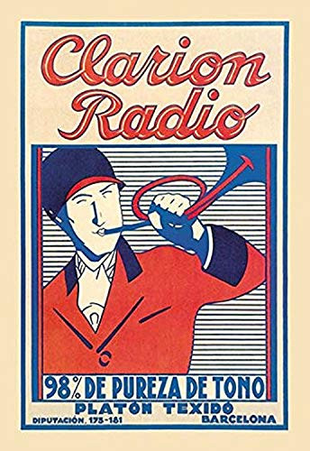 Buyenlarge Clarion Radio - 16" X 24" Fine Art Giclee Print
