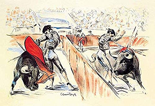 Buyenlarge 0-587-01253-6-P1827 Cartel De Toros Sin Texto de Plaza Partida Paper Poster, 18" x 27" Buyenlarge 0-587-01253-6-P1827 Cartel De Toros Sin Texto de Plaza Partida Paper Poster, 18" x 27"