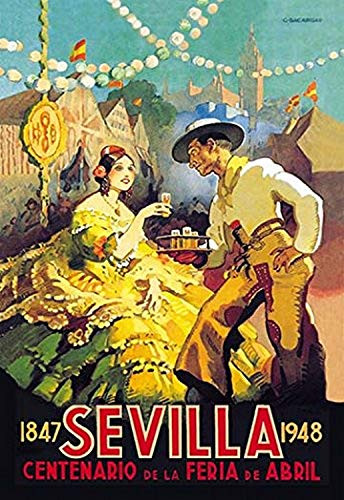 Buyenlarge 0-587-01263-3-P1827 Sevilla Centenario de la Feria de Abril Paper Poster, 18" x 27"