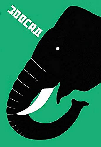 Buyenlarge 0-587-01304-4-G1624 The Zoo Elephant Fine Art Giclee Print, 16" x 24"