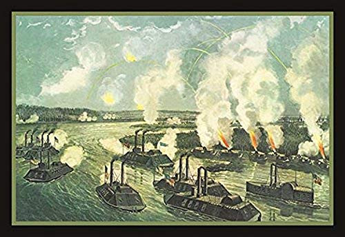 Buyenlarge 0-587-01341-9-G1624 Bombardment and Capture of Island Number Ten Fine Art Giclee Print, 16" x 24" Buyenlarge 0-587-01341-9-G1624 Bombardment and Capture of Island Number Ten Fine Art Giclee Print, 16" x 24"