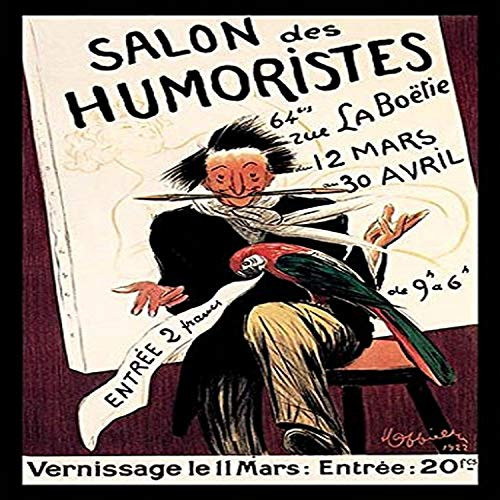 Buyenlarge 0-587-01471-7-G812 Salon Des Humoristes Fine Art Giclee Print, 8" x 12"