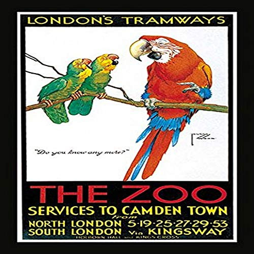 Buyenlarge 0-587-01473-3-G812 London's Tramways-The Zoo Fine Art Giclee Print, 8" x 12"