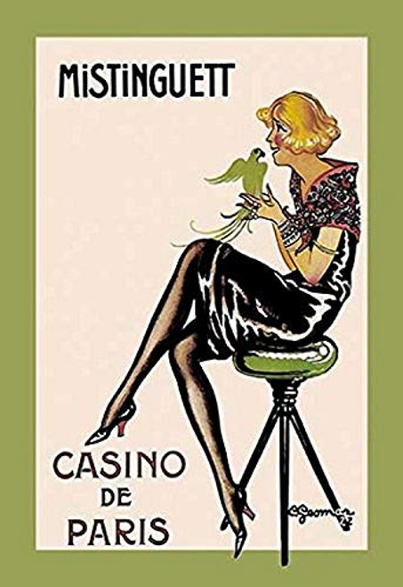 Buyenlarge 0-587-01474-1-G1624 Mistinguett Casino de Paris Fine Art Giclee Print, 16" x 24" Buyenlarge 0-587-01474-1-G1624 Mistinguett Casino de Paris Fine Art Giclee Print, 16" x 24"