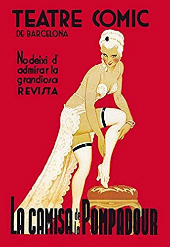 Buyenlarge 0-587-01744-9-P1218 La Camisa de la Pompadour Paper Poster, 12" x 18"