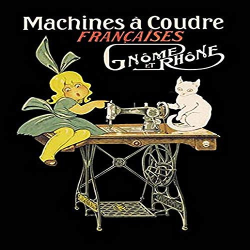 Buyenlarge 0-587-01795-3-G1827 'Machines a Coudre Gnome et Rhone' Giclee Fine Art Print, 18" x 27"