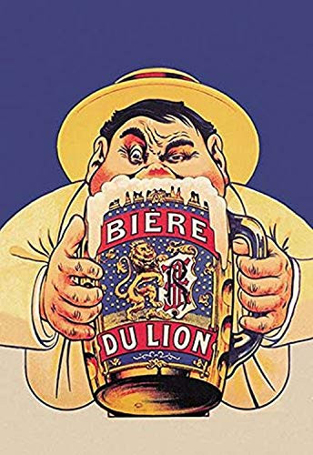 Buyenlarge 0-587-01873-9-P1218 Biere du Lion Paper Poster, 12" x 18"
