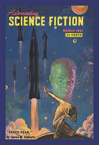 Buyenlarge 0-587-01972-7-P1827 Astounding Science Fiction: Space Fear Paper Poster, 18" x 27"