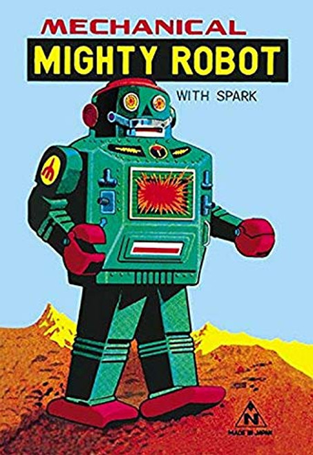 Buyenlarge 0-587-02090-3-P1827 Mechanical Green Mighty Robot with Spark Paper Poster, 18" x 27"