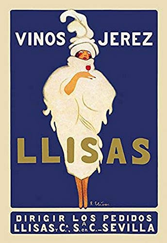 Buyenlarge 0-587-02144-6-P1827 Vinos Jerez Llisas Paper Poster, 18" x 27"