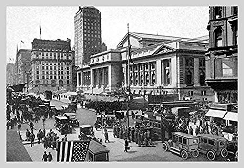 Buyenlarge 0-587-02421-6-P1827 Fifth Avenue and The New York Public Library, 1911" Paper Poster, 18" x 27" Buyenlarge 0-587-02421-6-P1827 Fifth Avenue and The New York Public Library, 1911" Paper Poster, 18" x 27"