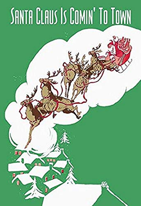 Buyenlarge 0-587-02459-3-P1218 Santa Claus is Comin' to Town Paper Poster, 12" x 18"