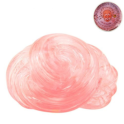 LOVEYIKOAI Fluffy Slime Transparent Clay Scented Sludge Toy for Kids and Adults Jumbo Fluffy Floam Slime Stress Relief Toy,Super Soft and Non-Sticky Safety (Pink)