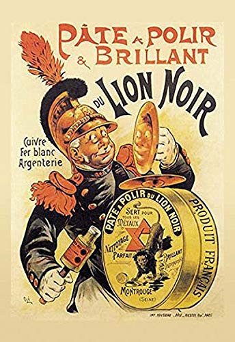 Buyenlarge Pate Polir Brillant du Lion Noir - 16" X 24" Fine Art Giclee Print