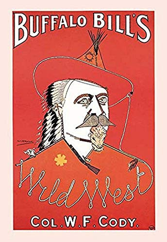 Buyenlarge 0-587-02901-3-P1827 Portrait of Buffalo Bill Paper Poster, 18" x 27"