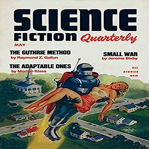 Buyenlarge 'Science Fiction Quarterly: Rocket Man Kidnaps Woman' Paper Poster, 20 by 30-Inch