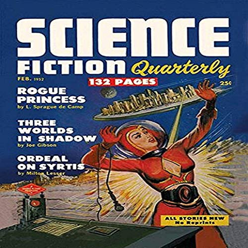 Buyenlarge 0-587-03028-3-G1827 'Science Fiction Quarterly: Attack of The Flying City' Giclee Fine Art Print, 18" x 27"