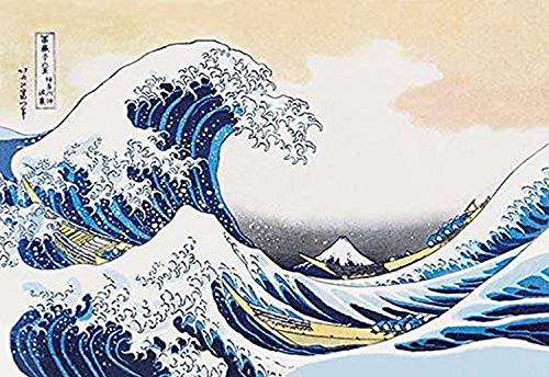 Buyenlarge 0-587-03283-9-P1218 The Great Wave of Kanagawa Paper Poster, 12" x 18"