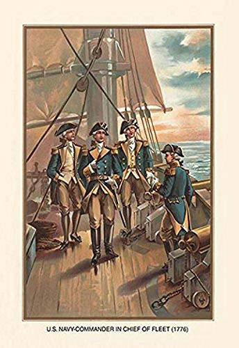 Buyenlarge 0-587-03446-7-P1827 U.S. Navy-Commander and Chief of Fleet, 1776" Paper Poster, 18" x 27"