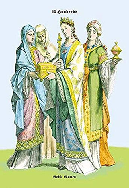 Buyenlarge 0-587-03527-7-P1827 Noblewomen, 15th Century Paper Poster, 18" x 27" Buyenlarge 0-587-03527-7-P1827 Noblewomen, 15th Century Paper Poster, 18" x 27"
