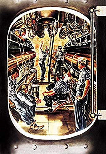 Buyenlarge 0-587-03706-7-P1218 Torpedo Room Paper Poster, 12" x 18"