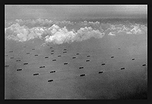 Buyenlarge Convoy at Sea - 16" X 24" Fine Art Giclee Print