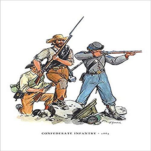 Buyenlarge 0-587-03908-6-G1827 'Confederate Infantry, 1863' Giclee Fine Art Print, 18" x 27" Buyenlarge 0-587-03908-6-G1827 'Confederate Infantry, 1863' Giclee Fine Art Print, 18" x 27"